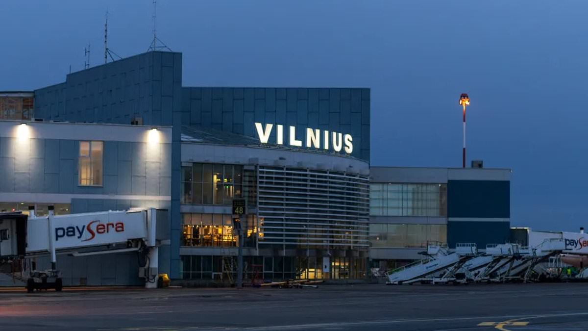 Lithuania closes major airport and scrambles NATO jets after drone alert after Russians targeted German runway